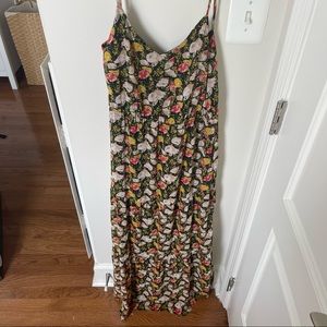 J Crew Tiered Floral Maxi